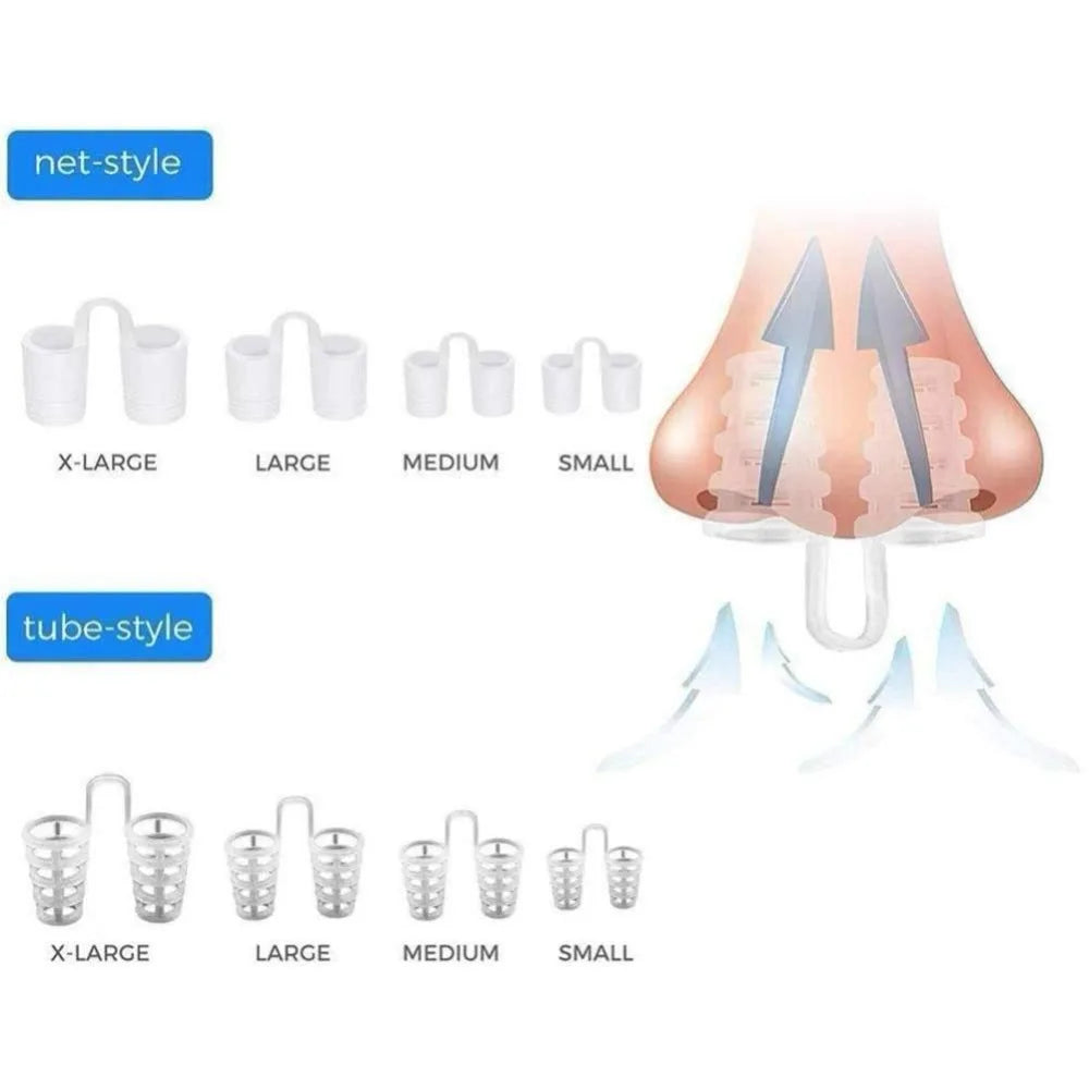 Dispositivo Anti-Ronco de Silicone | Dilatador Nasal para Sono Melhorado e Respiração Livre