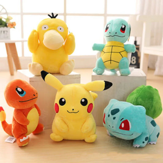 Pelúcia Squirtle – Brinquedo Fofo de Aniversário ou Presente de Natal