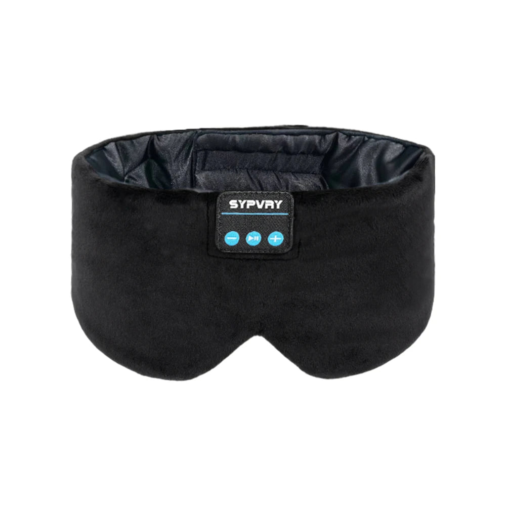 Máscara de Dormir com Fones Bluetooth – Conforto, Escuridão e Música para um Sono Profundo